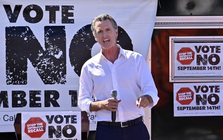 Allegations Fly as Recall Vote Looms for California's Gov. Newsom, Los Angeles, United States - 12 Sep 2021