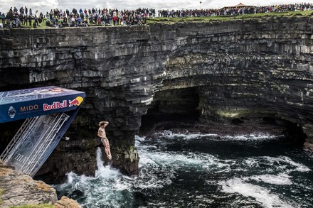 Red Bull Cliff Diving World Series, Downpatrick Head, Mayo - 13 Sep 2021
