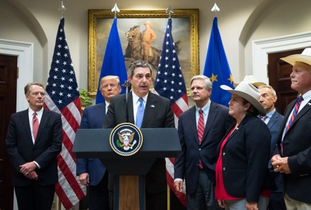 U.S. and EU sign a beef export deal at the White House, Washington, District of Columbia, United States - 02 Aug 2019