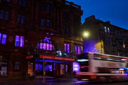 Capital Theatres Honours Andy Gray by Lighting Up the KingÕs Theatre on what would have been his 62nd Birthday, King's Theatre, Edinburgh, GBR - 13 Sep 2021