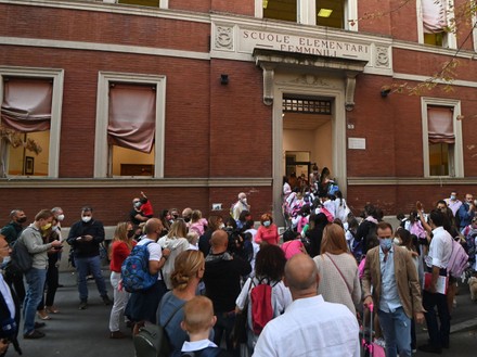 Italy Bologna School Reopening - 14 Sep 2021