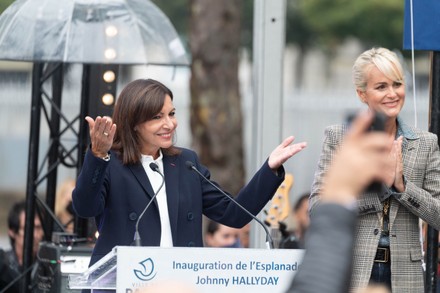 Inauguration of the Johnny Hallyday Esplanade, Paris, France - 14 Sep 2021