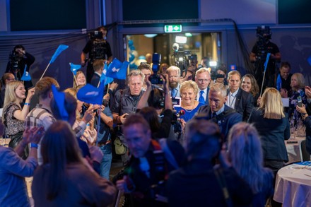 2021 Norwegian parliamentary election, Oslo, Norway - 13 Sep 2021
