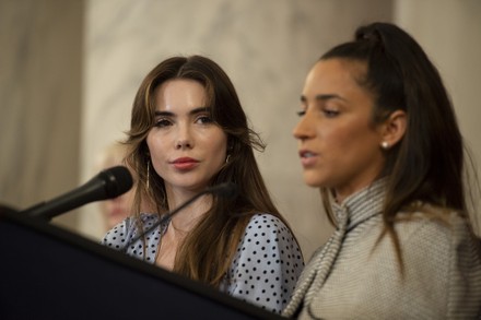 Retired Us Olympics Gymnastics Team Members Editorial Stock Photo