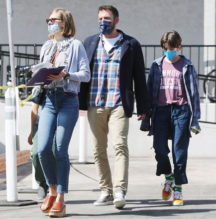 Ben Affleck and children strolling in Los Angeles, California, USA - 16 Sep 2021