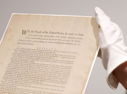 The Official Edition of the United States Constitution and the First  Printing of the Final Text of the Constitution, We, the People of the  United States