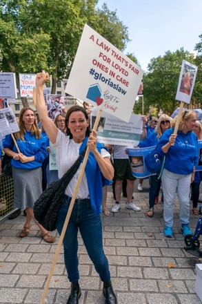 Care home residents protest, London, UK - 17 Sep 2021
