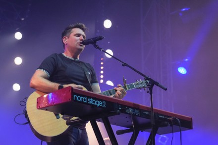 Scouting for Girls pop band perform at the Isle of Wight Festival, Newport, UK - 16 Sep 2021