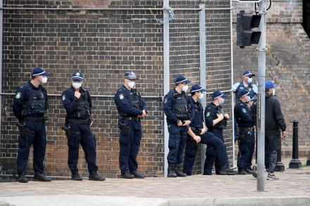 Police checkpoints set up before Worldwide Rally for Freedom in Sydney, Australia - 18 Sep 2021