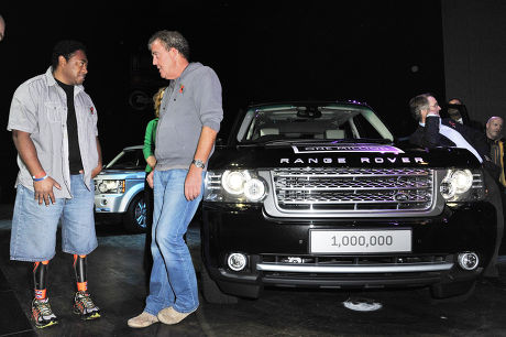 Jeremy Clarkson receives 1,000,000th Range Rover on behalf of 'Help For Heroes', London, Britain - 04 Nov 2010