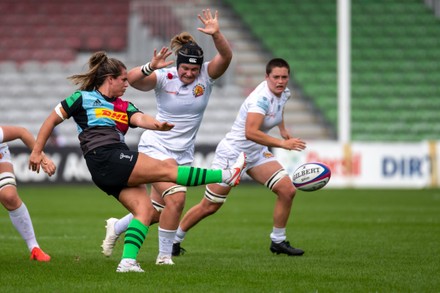 Emma Swords 9 Harlequins Women Kicking Editorial Stock Photo - Stock ...