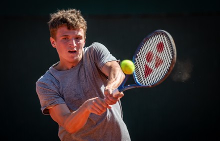 Daniil Ostapenkov Belarus Returns Ball Diego Editorial Stock Photo ...