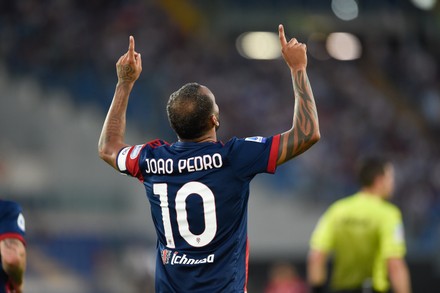 Joao Pedro Cagliari Calcio Celebrates After Editorial Stock Photo Joao Pedro Cagliari Calcio Celebrates After Editorial Stock Photo