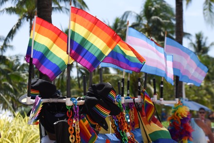 Atmosphere Miami Beach Pride Parade On Editorial Stock Photo - Stock ...