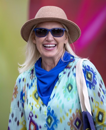 Anneka Rice Press Day Chelsea Flower Editorial Stock Photo - Stock