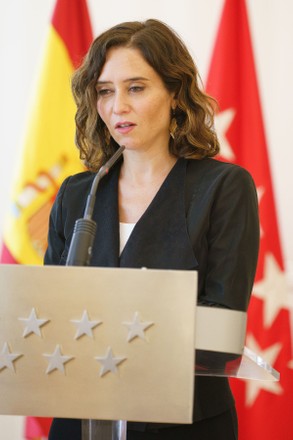 Isabel Diaz Ayuso attends the prize award ceremony in Madrid, Spain - 21 Sept 2021