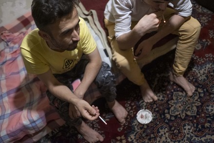 Afghan Refugee Men In Tehran, Iran - 21 Sep 2021