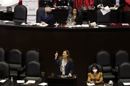 Legislator Margarita Zavala During Chamber Of Deputies Sesion, Mexico City, Mexico - 21 Sep 2021
