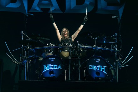 Megadeth - Dirk Verbeuren in concert, DTE Energy Music Theatre, Clarkston, USA - 19 Sep 2021