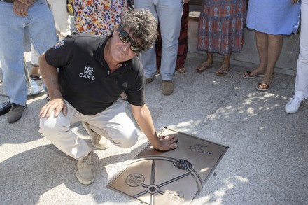 Jean Le Cam immortalizes his footprints, Cannes, France - 11 Sep 2021