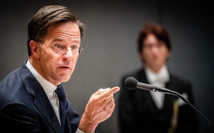 Outgoing Prime Minister Mark Rutte During Editorial Stock Photo - Stock ...