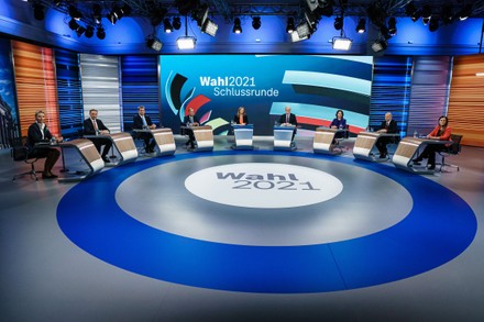 German public TV closing round debate, Berlin, Germany - 23 Sep 2021