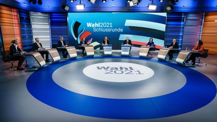 German public TV closing round debate, Berlin, Germany - 23 Sep 2021