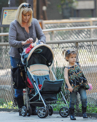 Catherine Alba and granddaughter Honor Marie visit the Los Angeles Zoo, America - 09 Nov 2010