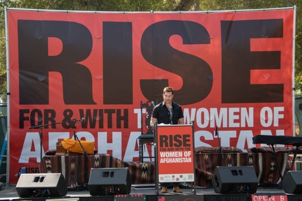 Rise For And With The Women Of Afghanistan March And Rally In Los Angeles, CA, United States - 25 Sep 2021