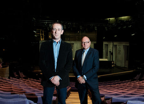 Nicholas Hytner and Lloyd Dorfman at the the National Theatre in London, Britain - 27 Oct 2010