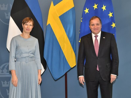 Estonian President Kersti Kaljulaid visits Stockholm, Sweden - 27 Sep 2021