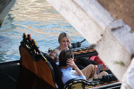 Exclusive -  'The Honeymoon' onset filming, Venice, Italy - 27 Sep 2021