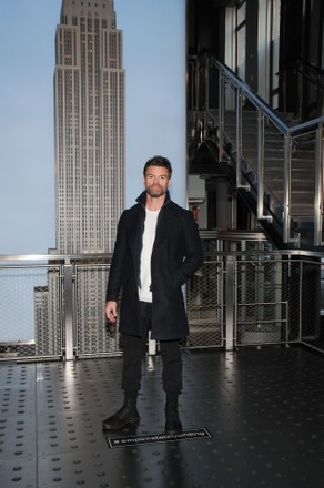 Daniel Gillies visits the Empire State Building, New York, USA - 27 Sep 2021