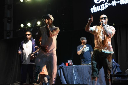 Bone Thugs-N-Harmony in concert at the FPL Solar Amphitheater, Miami, Florida, USA - 27 Sep 2021