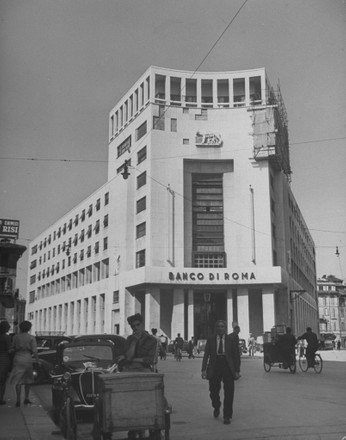 Banco Di Roma Building Dating Mussolini Editorial Stock Photo - Stock ...