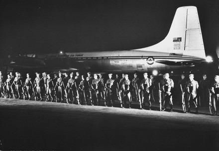 Canadian United Nations Troops Landing Nicosia Editorial Stock Photo ...