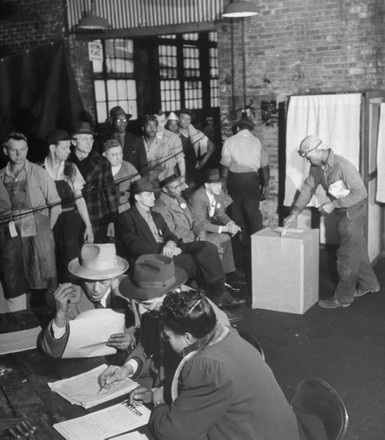 Workers Voting During Uawunited Farm Equipment Editorial Stock Photo ...