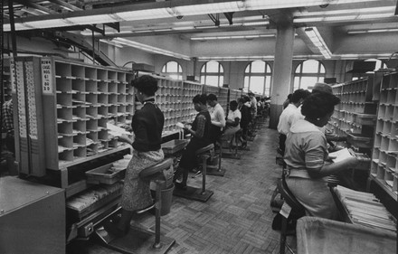 Operators Working New Automatic Post Office Editorial Stock Photo ...