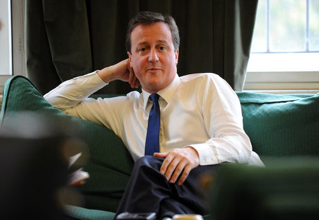 David Cameron Interview With Evening Standard Editor Geordie Grieg Picture Jeremy Selwyn 05/11/2009