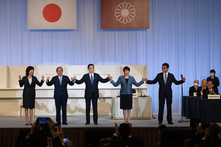 Japan's Ruling Liberal Democrat Party Votes For New Leader in Tokyo, Japan - 29 Sep 2021