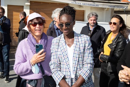 Inauguration of a beach cabin in honor of Bere, Dinard, France - 30 Sep 2021