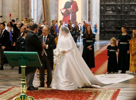 The imperial wedding of His Imperial Highness Grand Duke George Mikhailovich Romanov of Russia and Rebecca Virginia Bettarini, St. Isaac's Cathedral, St. Petersburg, Russia - 01 Oct 2021