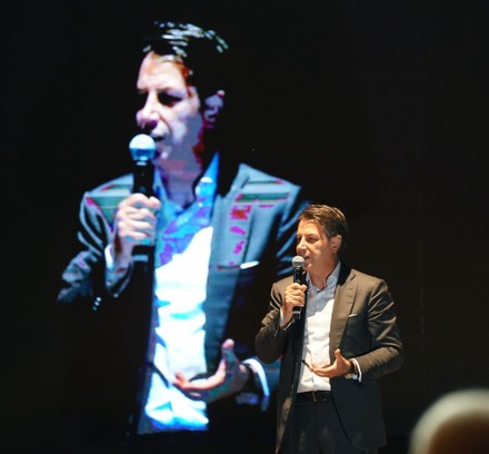 Giuseppe Conte in Reggio Calabria, Italy - 30 Sep 2021