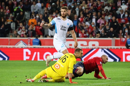 French Football Ligue 1 Match LOSC Lille Vs Olympique De Marseille ...