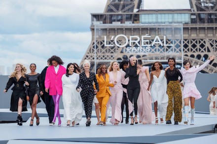 L'Oreal Paris show, Runway, Spring Summer 2022, Paris Fashion Week, France - 03 Oct 2021