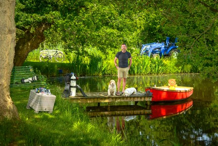 'My Haven' Chris Boardman photoshoot, Wirral,  UK - 02 Jun 2021