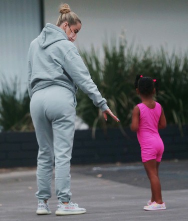 Khloe Kardashian Takes True and Chicago to Gymnastics Class, Los Angeles, California, USA - 04 Oct 2021