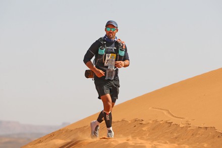 2021 Marathon des Sables, Stage 3, Kourci Dial Zaid to Jebel El Mraier, Morocco - 05 Oct 2021