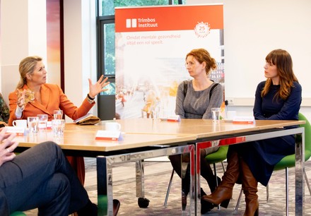 queen maxima pays working visit trimbos institute Stock Photos ...