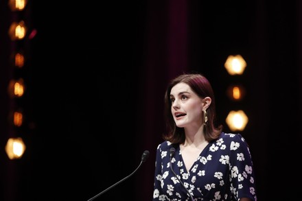 Laurie Nunn Delivers Speech On Stage Editorial Stock Photo - Stock